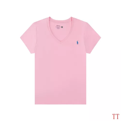 Wholesale Ralph Lauren Polo T-Shirts Short Sleeved For Women #1335470 $29.00 USD, Wholesale Quality Replica Ralph Lauren Polo T-Shirts