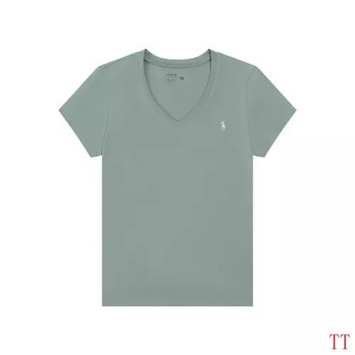 Wholesale Ralph Lauren Polo T-Shirts Short Sleeved For Women #1335472 $29.00 USD, Wholesale Quality Replica Ralph Lauren Polo T-Shirts