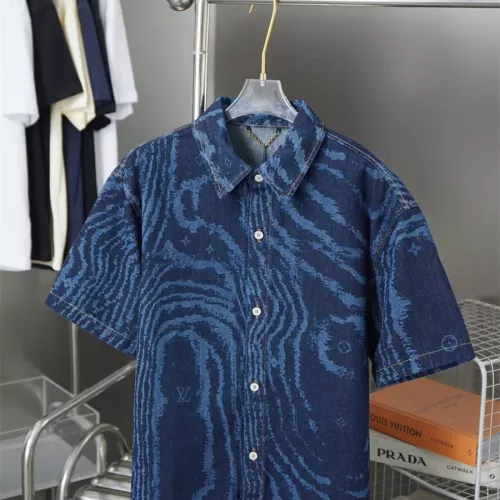 Wholesale Louis Vuitton LV Shirts Short Sleeved For Unisex #1335540 $72.00 USD, Wholesale Quality Replica Louis Vuitton LV Shirts