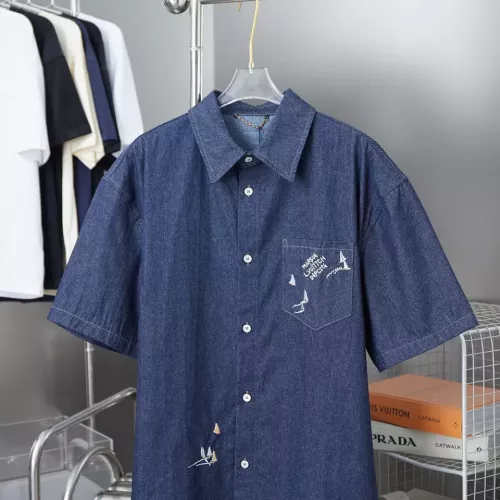 Wholesale Louis Vuitton LV Shirts Short Sleeved For Unisex #1335541 $72.00 USD, Wholesale Quality Replica Louis Vuitton LV Shirts