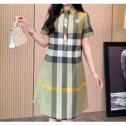 Wholesale Burberry Dresses Short Sleeved For Women #1335839 $85.00 USD, Wholesale Quality Replica Burberry Dresses