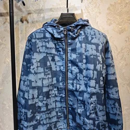 Wholesale Fendi Jackets Long Sleeved For Men #1335901 $72.00 USD, Wholesale Quality Replica Fendi Jackets