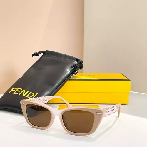 Wholesale Fendi AAA Quality Sunglasses #1335910 $64.00 USD, Wholesale Quality Replica Fendi AAA Quality Sunglasses