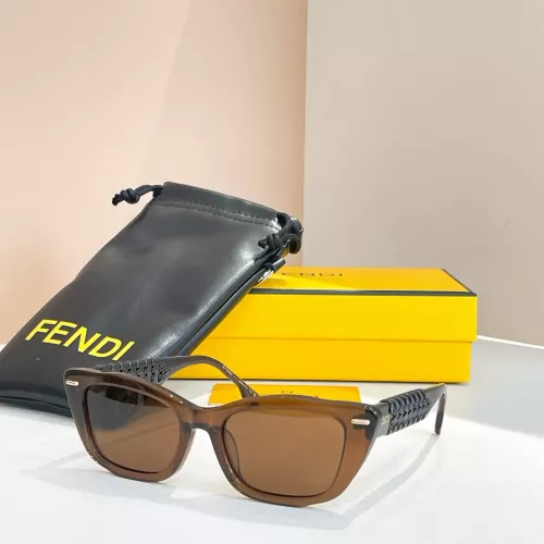Wholesale Fendi AAA Quality Sunglasses #1335911 $64.00 USD, Wholesale Quality Replica Fendi AAA Quality Sunglasses