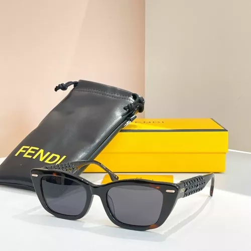 Wholesale Fendi AAA Quality Sunglasses #1335915 $64.00 USD, Wholesale Quality Replica Fendi AAA Quality Sunglasses