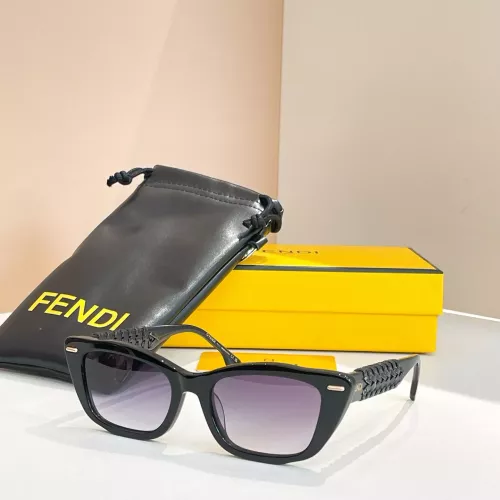 Wholesale Fendi AAA Quality Sunglasses #1335917 $64.00 USD, Wholesale Quality Replica Fendi AAA Quality Sunglasses