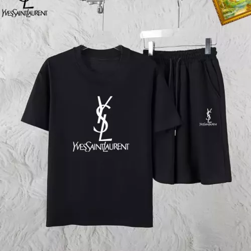 Wholesale Yves Saint Laurent YSL Tracksuits Short Sleeved For Men #1336067 $48.00 USD, Wholesale Quality Replica Yves Saint Laurent YSL Tracksuits