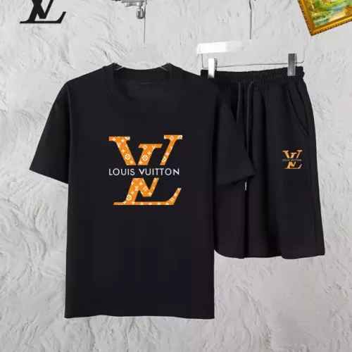 Wholesale Louis Vuitton LV Tracksuits Short Sleeved For Men #1336080 $48.00 USD, Wholesale Quality Replica Louis Vuitton LV Tracksuits