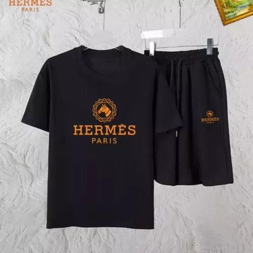 Wholesale Hermes Tracksuits Short Sleeved For Men #1336092 $48.00 USD, Wholesale Quality Replica Hermes Tracksuits