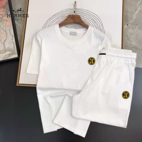 Wholesale Hermes Tracksuits Short Sleeved For Men #1336146 $48.00 USD, Wholesale Quality Replica Hermes Tracksuits