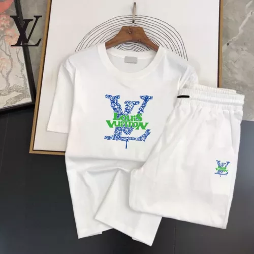 Wholesale Louis Vuitton LV Tracksuits Short Sleeved For Men #1336152 $48.00 USD, Wholesale Quality Replica Louis Vuitton LV Tracksuits