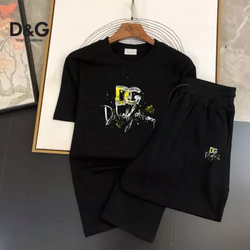 Wholesale Dolce &amp; Gabbana D&amp;G Tracksuits Short Sleeved For Men #1336181 $48.00 USD, Wholesale Quality Replica Dolce &amp; Gabbana D&amp;G Tracksuits