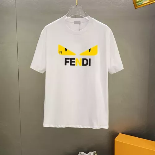 Wholesale Fendi T-Shirts Short Sleeved For Unisex #1336226 $25.00 USD, Wholesale Quality Replica Fendi T-Shirts