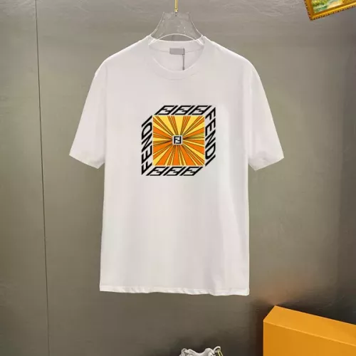 Wholesale Fendi T-Shirts Short Sleeved For Unisex #1336228 $25.00 USD, Wholesale Quality Replica Fendi T-Shirts