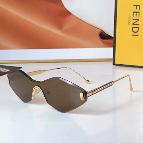 Wholesale Fendi AAA Quality Sunglasses #1336296 $60.00 USD, Wholesale Quality Replica Fendi AAA Quality Sunglasses