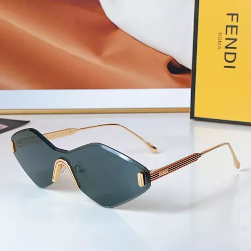 Wholesale Fendi AAA Quality Sunglasses #1336297 $60.00 USD, Wholesale Quality Replica Fendi AAA Quality Sunglasses