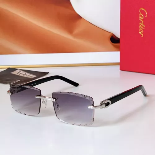 Wholesale Cartier AAA Quality Sunglassess #1336329 $60.00 USD, Wholesale Quality Replica Cartier AAA Quality Sunglassess