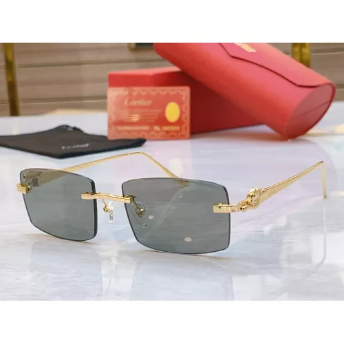 Wholesale Cartier AAA Quality Sunglassess #1336371 $60.00 USD, Wholesale Quality Replica Cartier AAA Quality Sunglassess