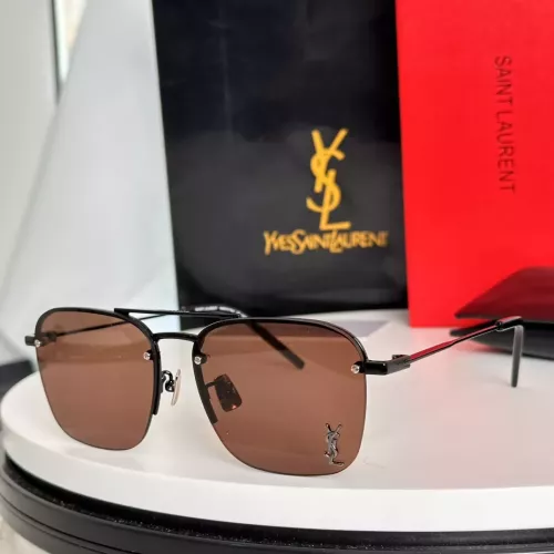 Wholesale Yves Saint Laurent YSL AAA Quality Sunglasses #1336477 $60.00 USD, Wholesale Quality Replica Yves Saint Laurent YSL AAA Quality Sunglasses