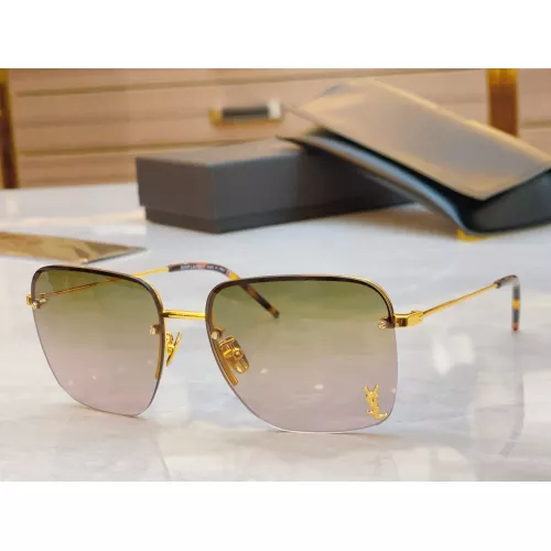 Wholesale Yves Saint Laurent YSL AAA Quality Sunglasses #1336483 $60.00 USD, Wholesale Quality Replica Yves Saint Laurent YSL AAA Quality Sunglasses