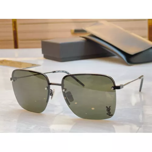 Wholesale Yves Saint Laurent YSL AAA Quality Sunglasses #1336487 $60.00 USD, Wholesale Quality Replica Yves Saint Laurent YSL AAA Quality Sunglasses