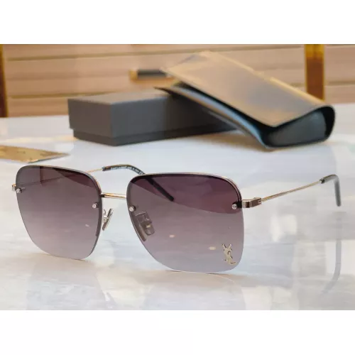 Wholesale Yves Saint Laurent YSL AAA Quality Sunglasses #1336488 $60.00 USD, Wholesale Quality Replica Yves Saint Laurent YSL AAA Quality Sunglasses