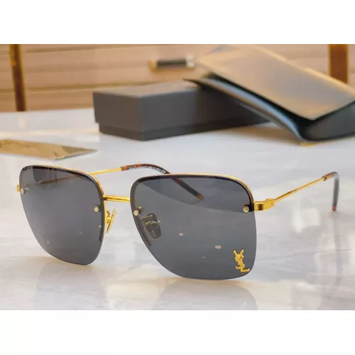 Wholesale Yves Saint Laurent YSL AAA Quality Sunglasses #1336490 $60.00 USD, Wholesale Quality Replica Yves Saint Laurent YSL AAA Quality Sunglasses