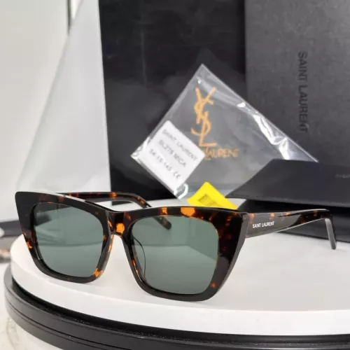 Wholesale Yves Saint Laurent YSL AAA Quality Sunglasses #1336493 $60.00 USD, Wholesale Quality Replica Yves Saint Laurent YSL AAA Quality Sunglasses