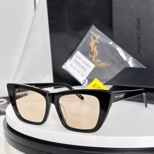 Wholesale Yves Saint Laurent YSL AAA Quality Sunglasses #1336494 $60.00 USD, Wholesale Quality Replica Yves Saint Laurent YSL AAA Quality Sunglasses