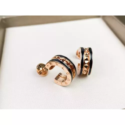 Wholesale Bvlgari Earrings In Rose Gold For Women #1336537 $36.00 USD, Wholesale Quality Replica Bvlgari Earrings