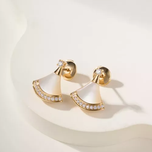 Wholesale Bvlgari Earrings For Women #1336551 $56.00 USD, Wholesale Quality Replica Bvlgari Earrings