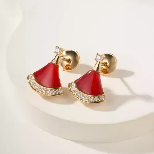 Wholesale Bvlgari Earrings For Women #1336552 $56.00 USD, Wholesale Quality Replica Bvlgari Earrings