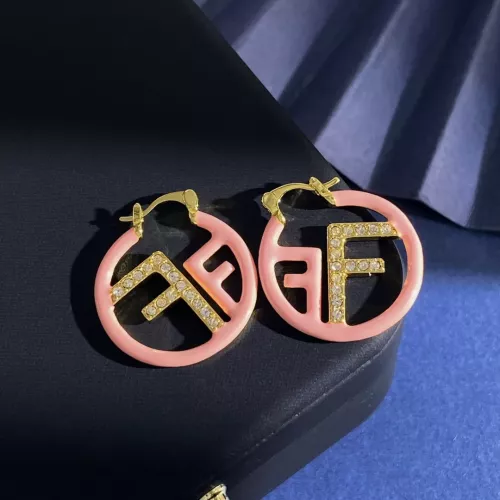 Wholesale Fendi Earrings For Women #1336601 $29.00 USD, Wholesale Quality Replica Fendi Earrings