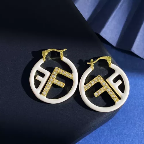 Wholesale Fendi Earrings For Women #1336602 $29.00 USD, Wholesale Quality Replica Fendi Earrings