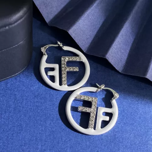 Wholesale Fendi Earrings For Women #1336603 $29.00 USD, Wholesale Quality Replica Fendi Earrings