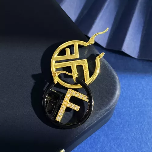 Wholesale Fendi Earrings For Women #1336605 $29.00 USD, Wholesale Quality Replica Fendi Earrings
