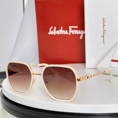 Wholesale Salvatore Ferragamo AAA Quality Sunglasses #1336829 $64.00 USD, Wholesale Quality Replica Salvatore Ferragamo AAA Quality Sunglasses