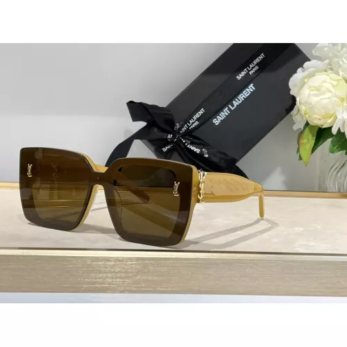 Wholesale Yves Saint Laurent YSL AAA Quality Sunglasses #1336834 $68.00 USD, Wholesale Quality Replica Yves Saint Laurent YSL AAA Quality Sunglasses