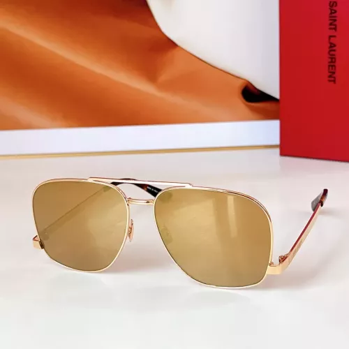 Wholesale Yves Saint Laurent YSL AAA Quality Sunglasses #1336842 $60.00 USD, Wholesale Quality Replica Yves Saint Laurent YSL AAA Quality Sunglasses