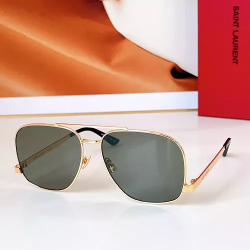 Wholesale Yves Saint Laurent YSL AAA Quality Sunglasses #1336845 $60.00 USD, Wholesale Quality Replica Yves Saint Laurent YSL AAA Quality Sunglasses