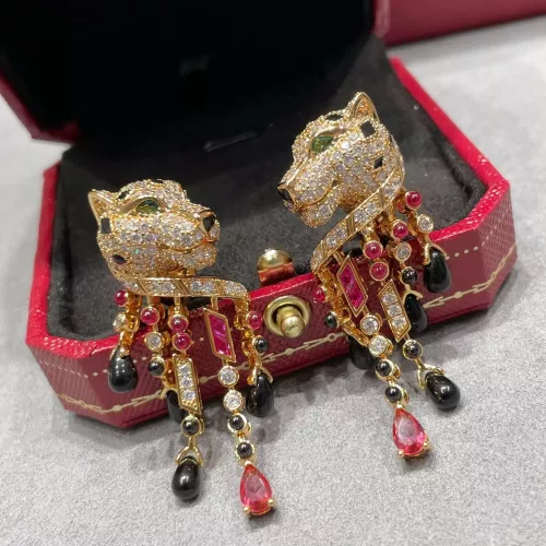 Wholesale Cartier Earrings For Women #1336848 $100.00 USD, Wholesale Quality Replica Cartier Earrings