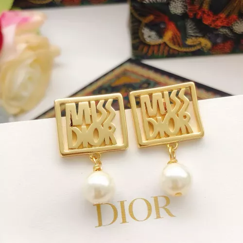 Wholesale Christian Dior Earrings For Women #1337250 $27.00 USD, Wholesale Quality Replica Christian Dior Earrings