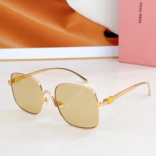 Wholesale MIU MIU AAA Quality Sunglasses #1337356 $60.00 USD, Wholesale Quality Replica MIU MIU AAA Sunglasses