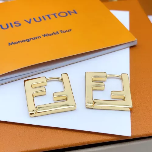 Wholesale Fendi Earrings For Women #1337496 $27.00 USD, Wholesale Quality Replica Fendi Earrings
