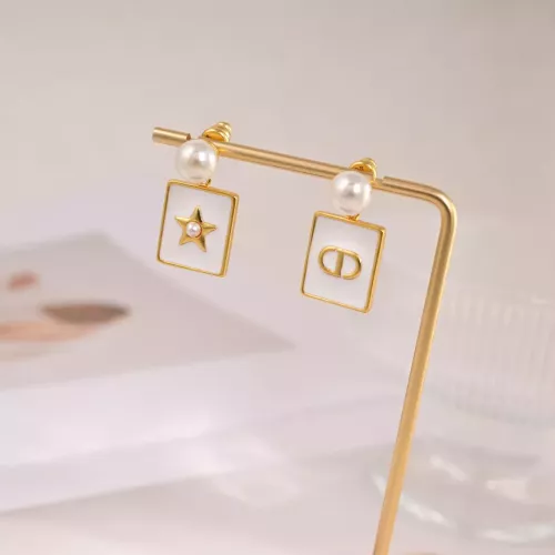 Wholesale Christian Dior Earrings For Women #1337745 $27.00 USD, Wholesale Quality Replica Christian Dior Earrings