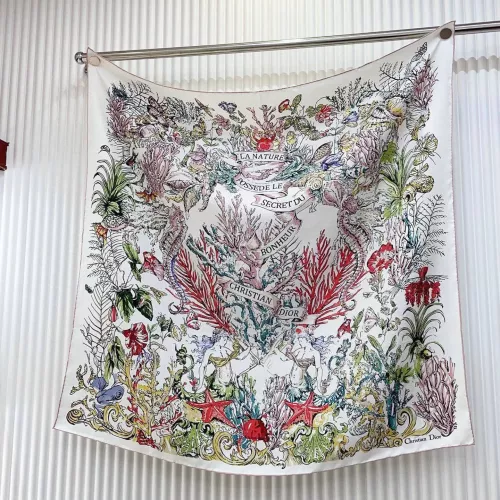 Wholesale Christian Dior Silk Squares #1337915 $64.00 USD, Wholesale Quality Replica Christian Dior Scarf
