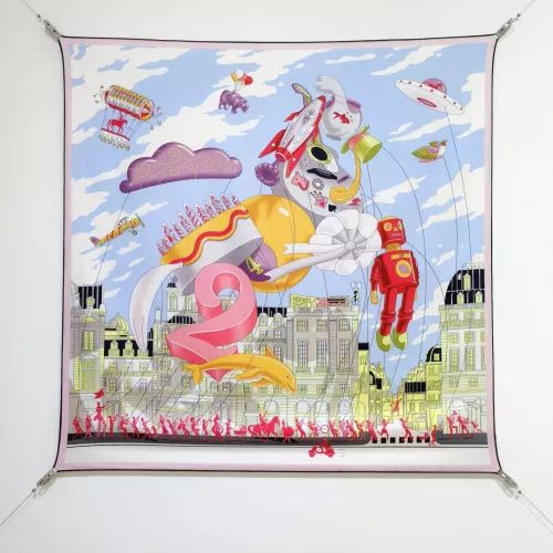 Wholesale Hermes Silk Square #1338172 $64.00 USD, Wholesale Quality Replica Hermes Scarf
