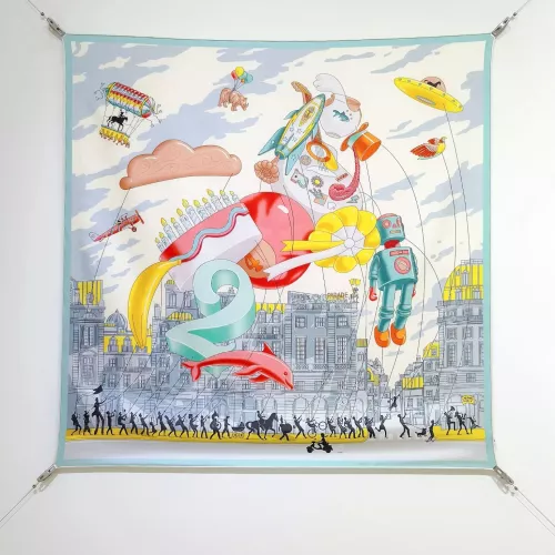 Wholesale Hermes Silk Square #1338173 $64.00 USD, Wholesale Quality Replica Hermes Scarf