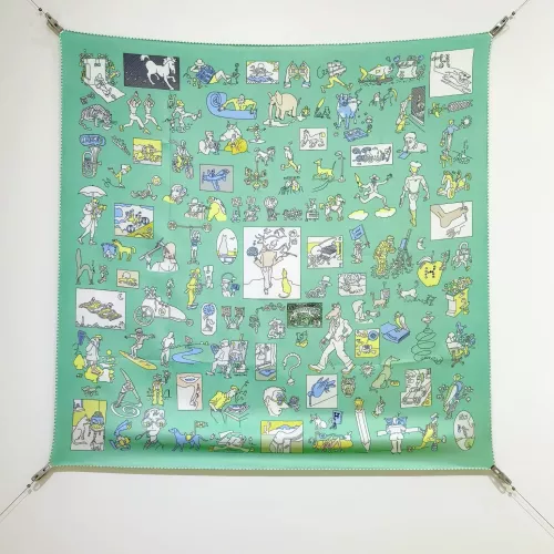 Wholesale Hermes Silk Square #1338223 $64.00 USD, Wholesale Quality Replica Hermes Scarf