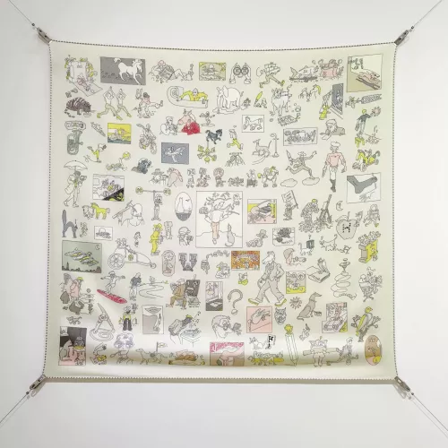 Wholesale Hermes Silk Square #1338224 $64.00 USD, Wholesale Quality Replica Hermes Scarf